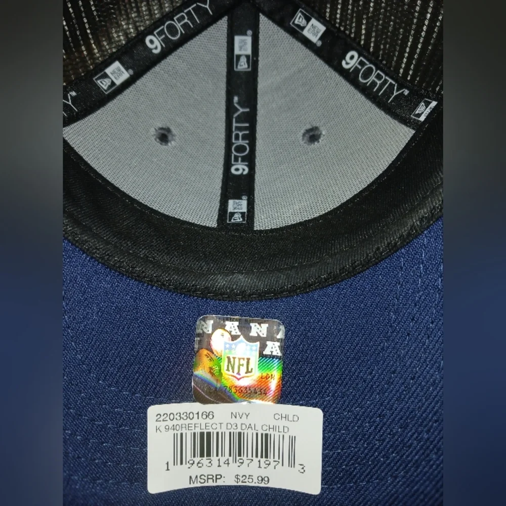9Forty Dallas Cowboys Snapback Hat Gray/Blue